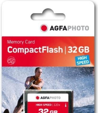 Image du produit AGFAPHOTO Compact Flash 32Go Haute Vitesse 300x MLC (32 Go, CF)