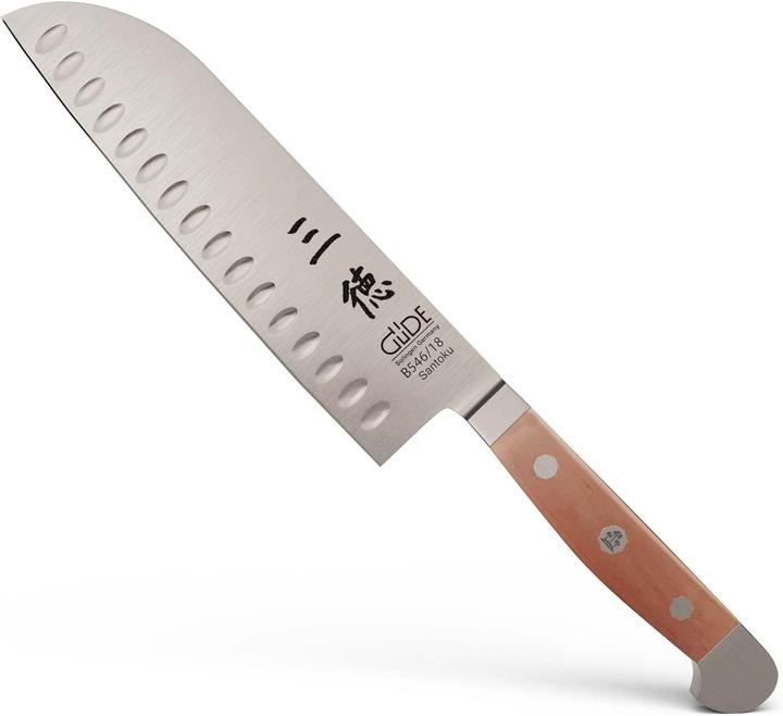 Produktbild Güde Santoku Messer, Kulle, Serie Alpha, Griff Birnenholz (18 cm)