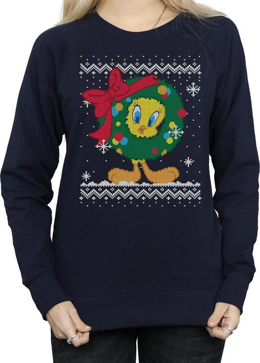 Produktbild Looney Tunes Tweety Pie Christmas Fair Isle Sweatshirt (XXL)