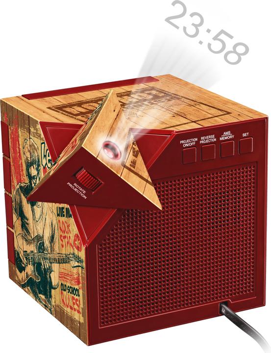 Actual product image Bigben Radio Réveil avec projecteur