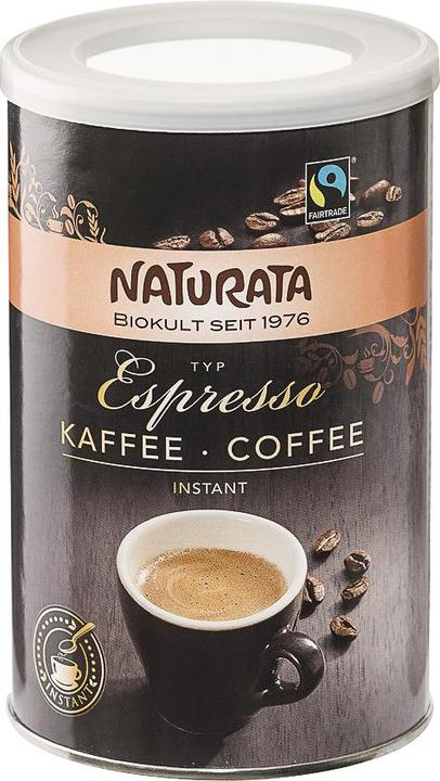 Actual product image Naturata Espresso Organic Instant Bean Coffee - 100g - (100 g)