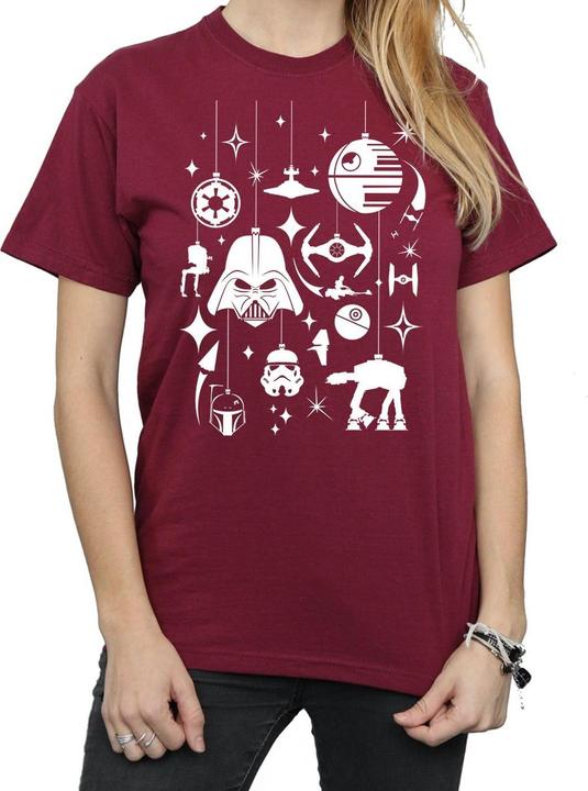 Produktbild Star Wars Christmas Decorations TShirt (M)