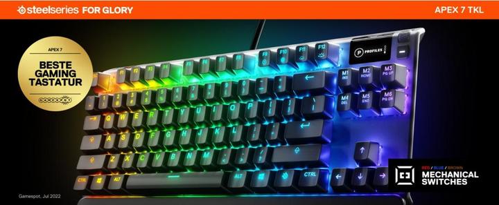 Image du produit SteelSeries Apex 7 TKL (DE, Filaire)