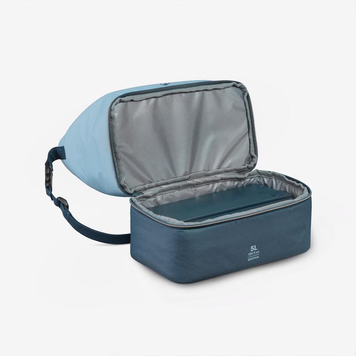 Image du produit Quechua Lunchbox 100 isotherme 5L avec boîte alimentaire 1L en plastique incluse (5 l)