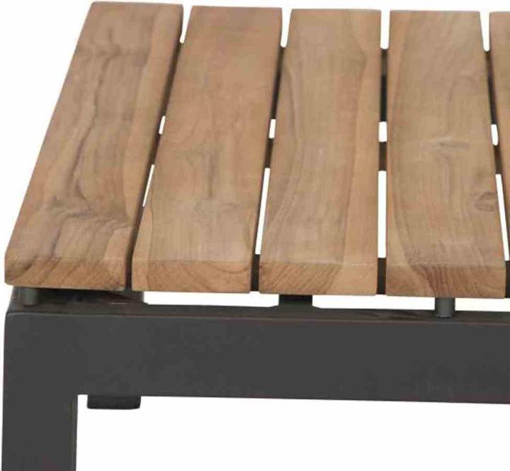 Actual product image Siena Garden Lounge Table Alvida Teak 74x74x30 cm anthracite (73.50 cm)