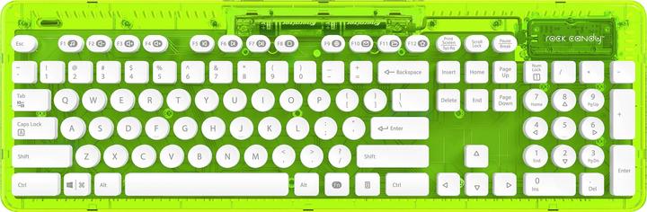 Actual product image Ultramedia PC - Wireless Keyboard Rock Candy - green (DE, Wireless)