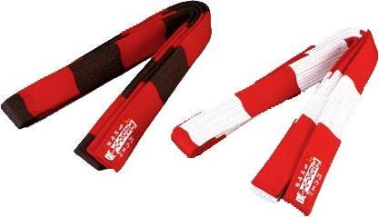 Image du produit Ju-Sports Ceinture rouge/blanche 8e DAN