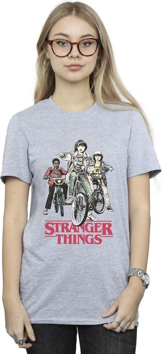Immagine prodotto Netflix Stranger Things Retro Bikers Maglietta Ampia Donna (L)