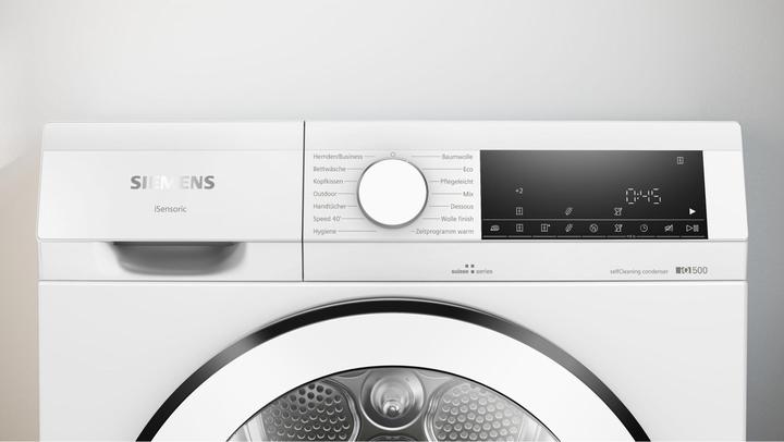 Actual product image Siemens iQ500, WQ45G2A0CH (9 kg, Right, CH plug)