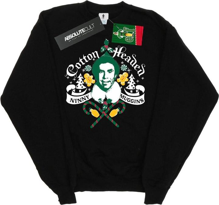 Actual product image Elf Girls Headed Ninny Muggins Sweatshirt (128)
