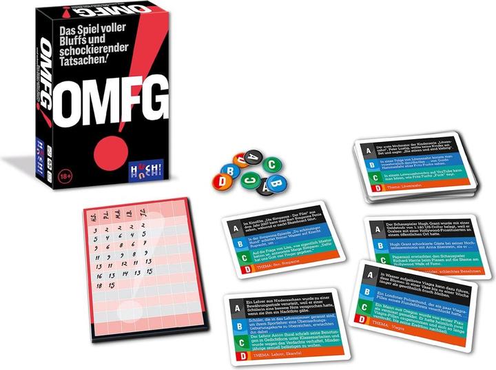 Immagine prodotto 882042 - OMFG - Gioco di carte, per 3-8 giocatori, da 18 anni (edizione DE) (Tedesco)
