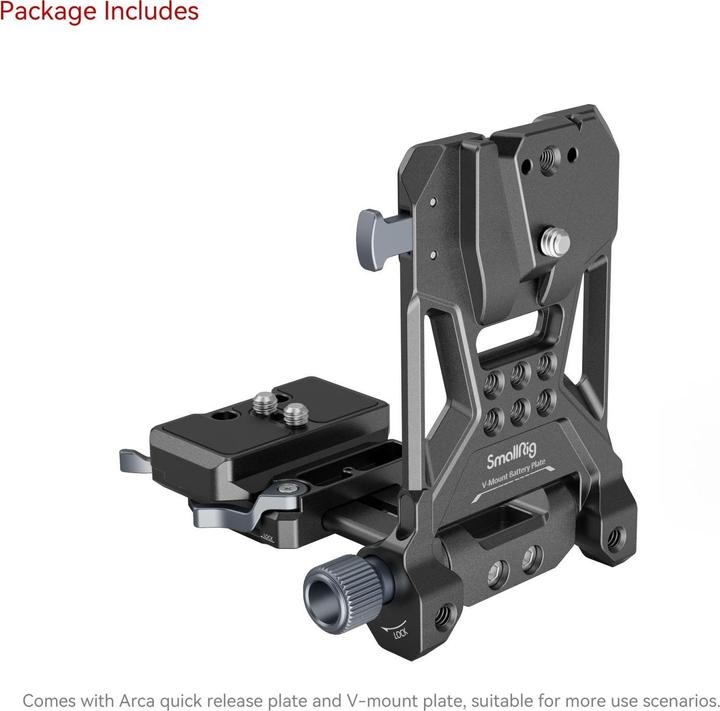 Immagine prodotto SmallRig Sistema di montaggio della batteria compatto con attacco a V 4064 (Accessori video vari)