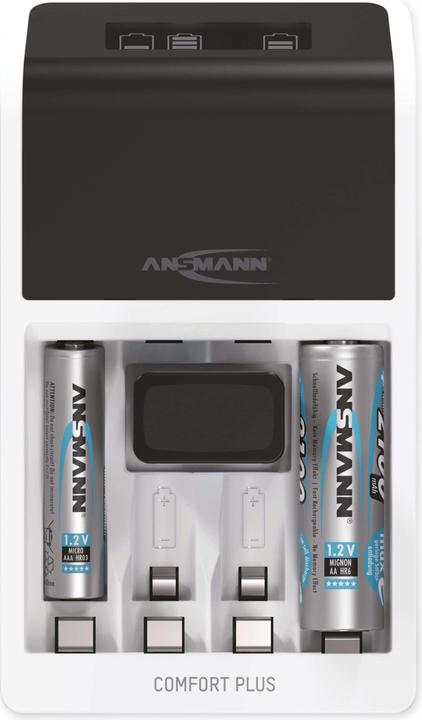 Actual product image Ansmann Comfort Plus 1001-0094 (1 pcs., AA, AAA, Chargers without battery)