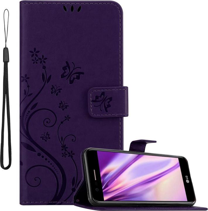 Actual product image Cadorabo Flower Book Cover (LG K10)