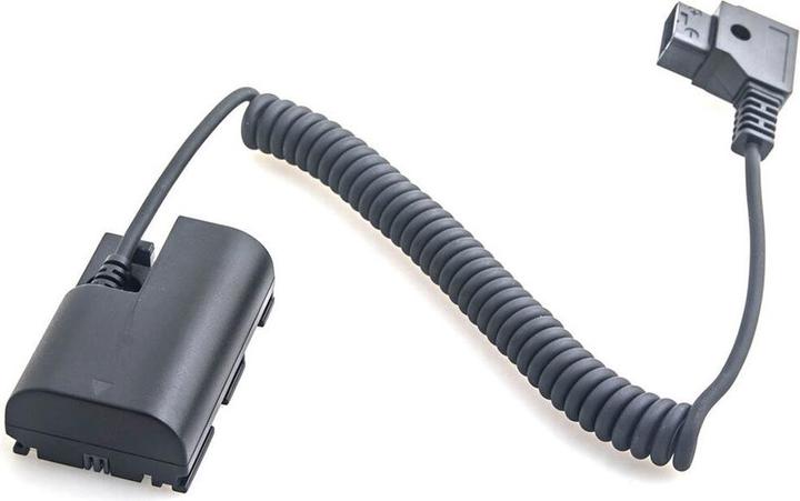 Produktbild Caruba Canon LP E6 Volldekodierung Dummy Batterie +D TAP B Typ Anschluss (Federkabel)