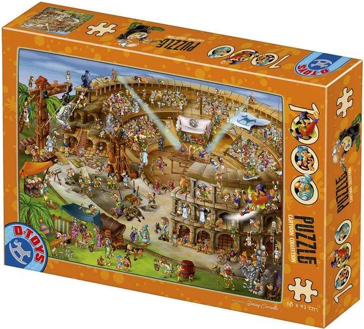 Immagine prodotto D-Toys Puzzle a cartoni animati 1.000 pezzi - Colosseo (1000 pezzi)