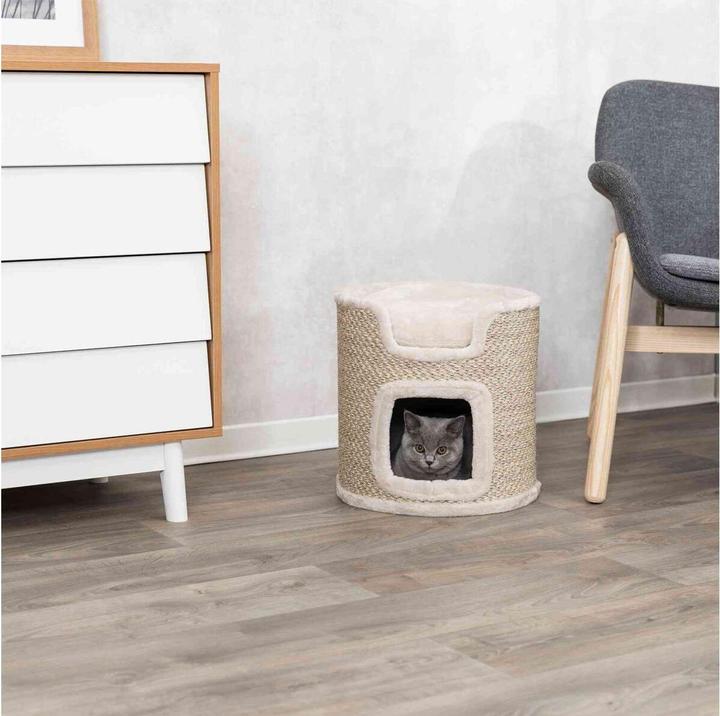 Produktbild Trixie Kratztonne Ria (39 cm, Lichtgrau, Natur)
