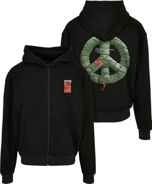 Image du produit Urban Classics Tampon Peace Heavy Oversize Zip Hoody - 18927 (S)