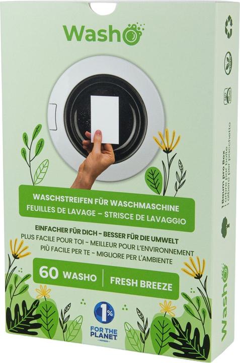 Actual product image Washo Washing strips (60 Washing cycles, Sheets)