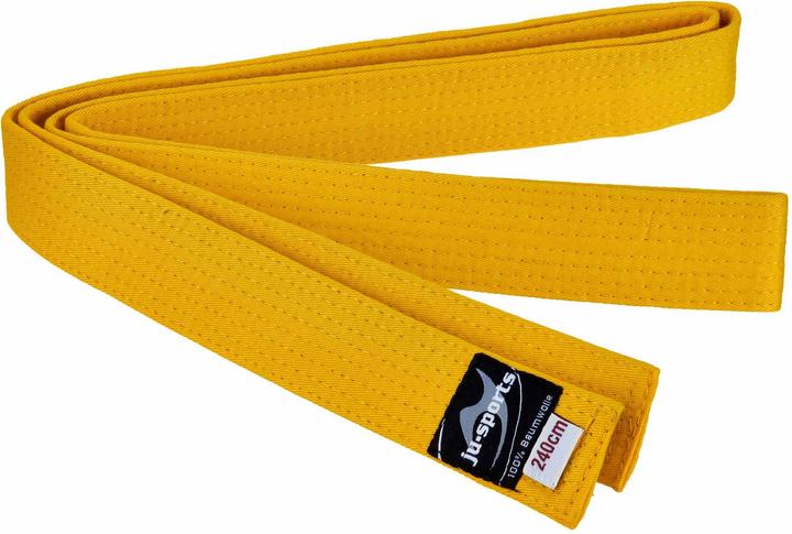 Actual product image Ju-Sports Budo belt yellow