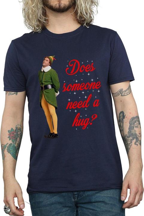 Actual product image Elf Mens Hug Buddy T-Shirt (3XL)