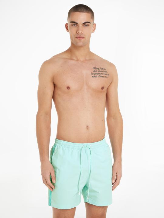 Produktbild Calvin Klein Medium Drawstring Heren Zwembroek - Blue Tint - Maat L (L)
