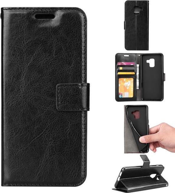 Immagine prodotto MU Classic Custodia in pelle con copertina a libro Crazy Horse (Samsung Galaxy A8 (2018))