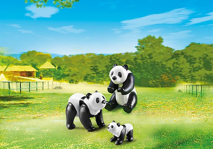 Produktbild Playmobil 2 Pandas mit Baby (6652)