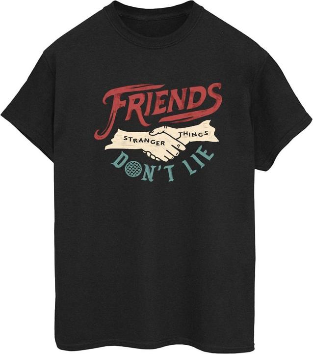 Immagine prodotto Netflix Stranger Things Friends Don't Lie Hands Maglietta Ampia Donna (XXL)
