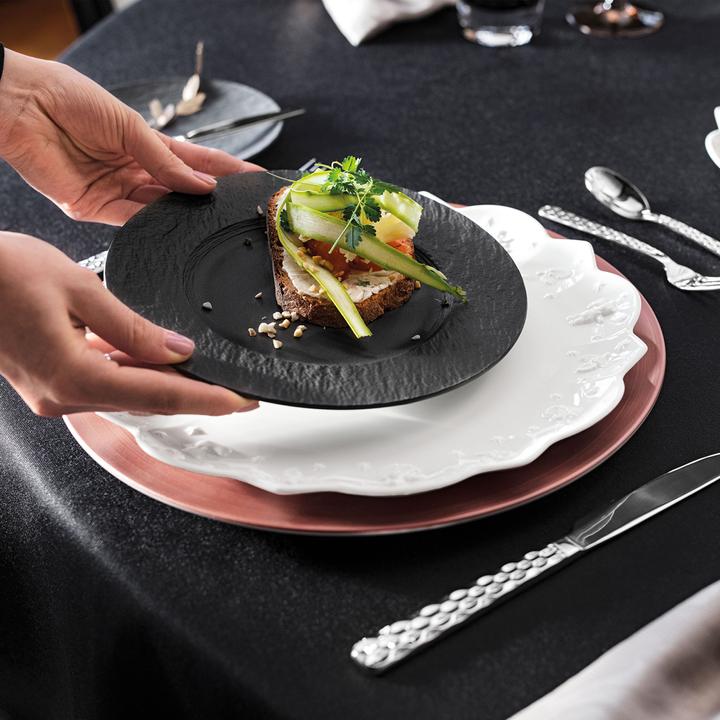 Productafbeelding Villeroy & Boch Frühstücksteller Manufacture Rock (1 x, 22 cm)