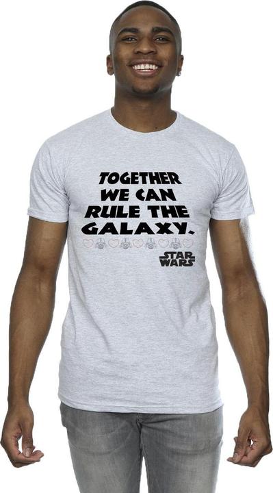 Actual product image Star Wars Mens Together We Can Rule The Galaxy T-Shirt (XXL)