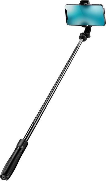 Actual product image BlueStar Stylus Blue Star BLUE STAR selfie stick with wireless remote control tripod L21 black