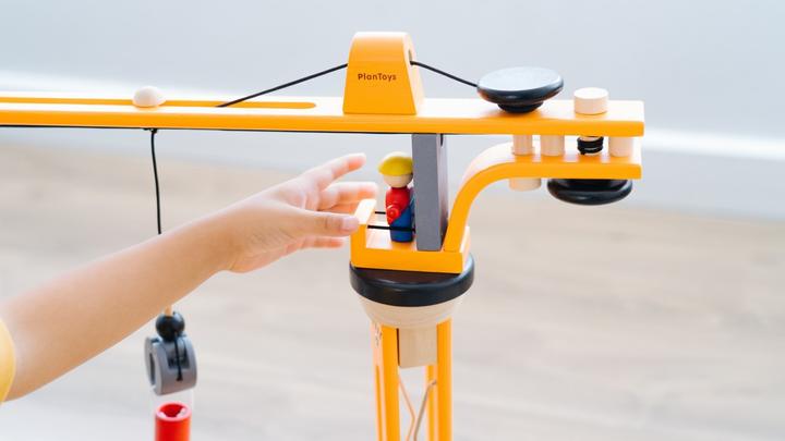 Produktbild Plantoys Plan City Kran Set