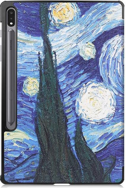 Produktbild MU Style Dreifach faltbare Hülle mit Muster (Galaxy Tab S7+)