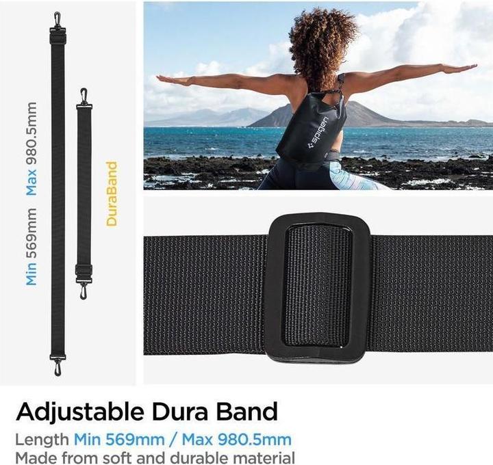 Actual product image Spigen A630 UNIVERSAL WATERPROOF BAG Black (20 l)