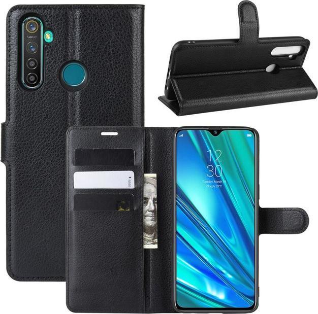 Produktbild MU Classic Litchi Leder Bookcover Series (Realme 5 Pro)