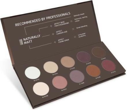 Immagine prodotto Affect Palette di ombretti pressati naturalmente opachi 10x2g