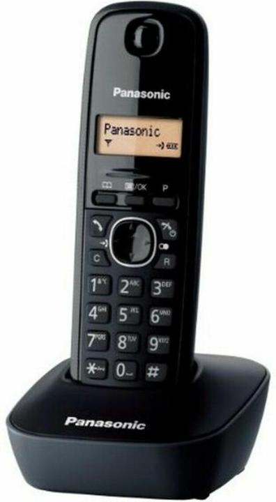 Actual product image Panasonic Wireless Telephone Kx-Tg1611sph Black