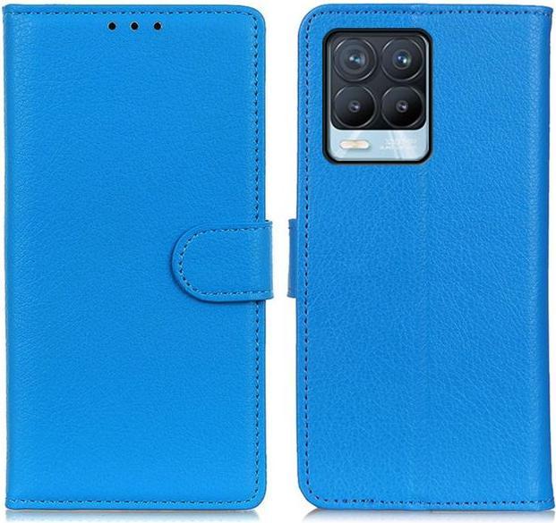 Actual product image MU Classic Litchi Leather Bookcover Series (Realme 8 Pro, realme 8)