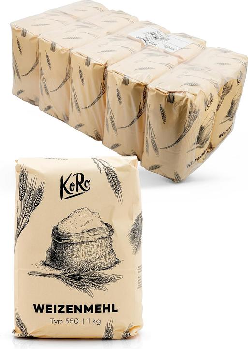 Actual product image KoRo Wheat flour type 550 (10000 g)
