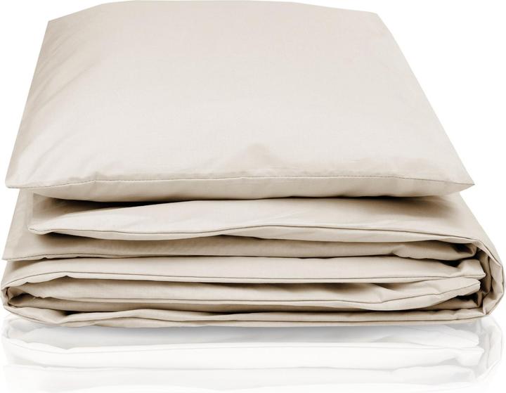 Produktbild Julius Zöllner Bettwäsche Uni Taupe, 100/135+40/60