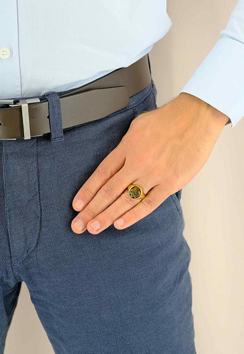 Immagine prodotto Muau Anello con stemma (64, Oro 750/18 K)