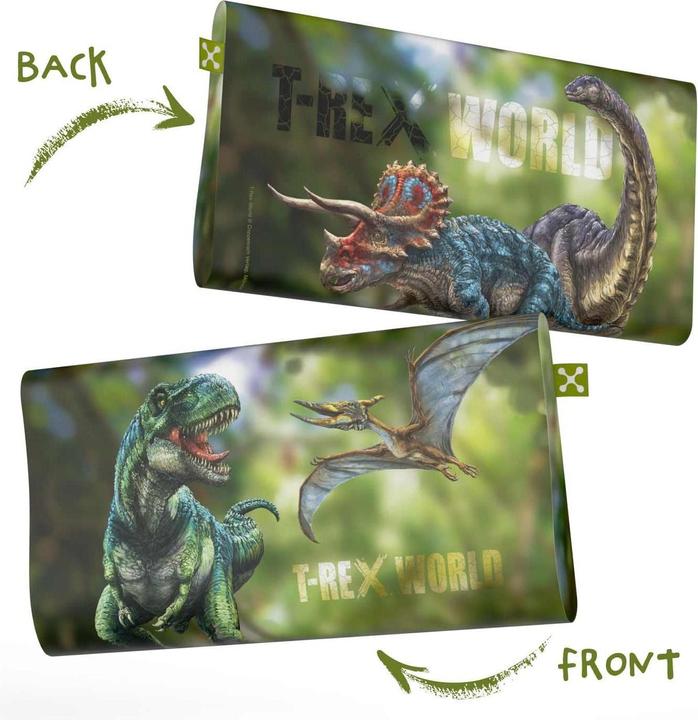 Image du produit Smartsleep Taie d'oreiller Ergonomic T-Rex-World 50 x 32 cm pour enfants
