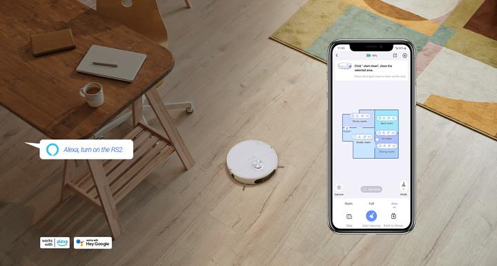Immagine prodotto EZVIZ RS2 Robot Vacuum & Mop Combo (Robot aspirapolvere)