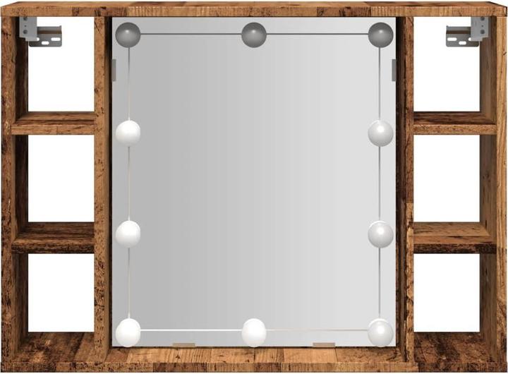 Immagine prodotto VidaXL Armadio a specchio con ottica a luce LED (76 x 15 x 55 cm)