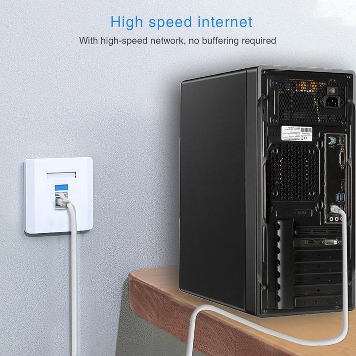 Actual product image Helos Herweck patch cable (S/FTP, CAT6, 0.50 m)