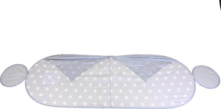 Actual product image Knorrtoys Grey white stars" bed tent