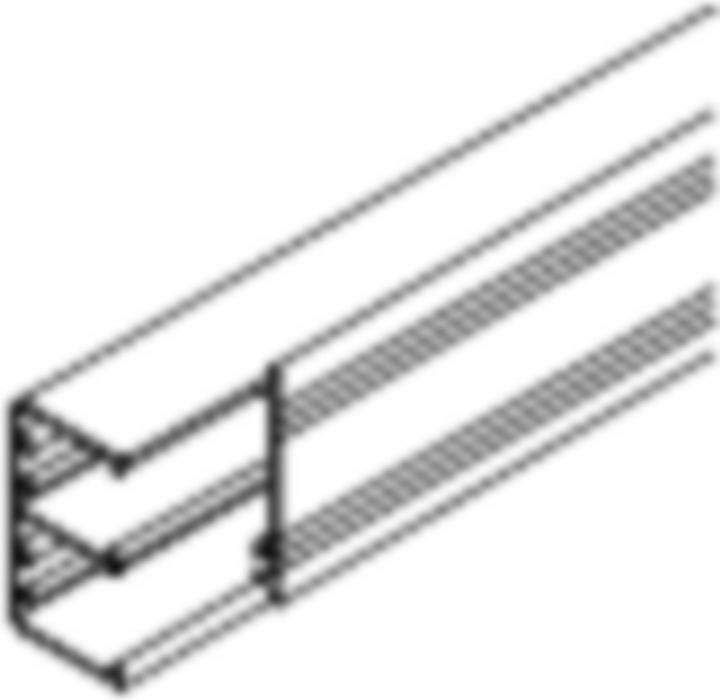 Actual product image Schneider Electric SE 5435118 FED-K7640 ALU skirting board channel 2chamber 76x40x2500 white RAL9016 (250 cm)
