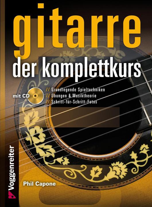 Image du produit Gitarre Der Komplettkurs (Allemand, Phil Capone, 2011)