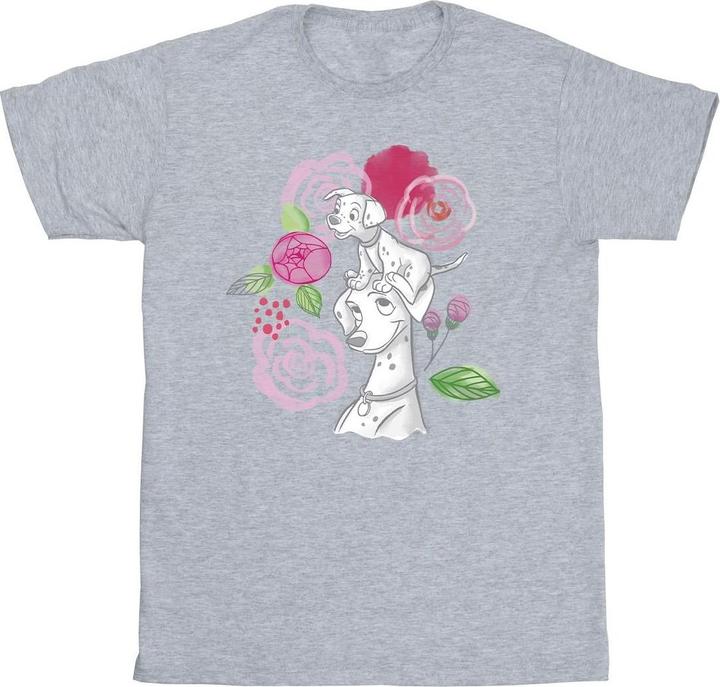 Disney 101 Dalmatians Flowers TShirt (S)